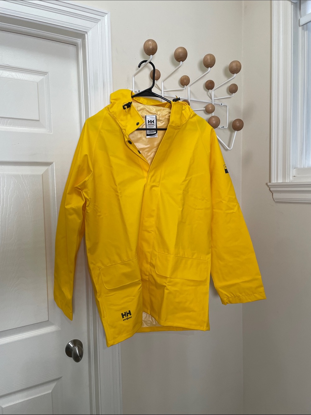 Helly Hansen  Work Wear Raincoat with Hood Yellow - S